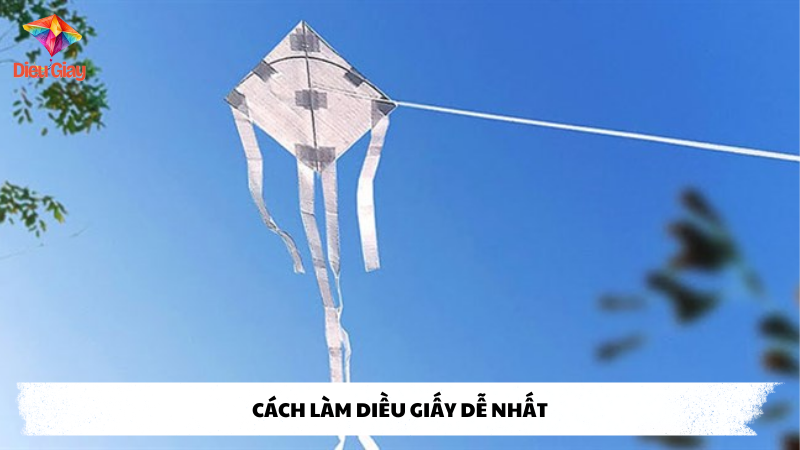 cách làm diều giấy dễ nhất