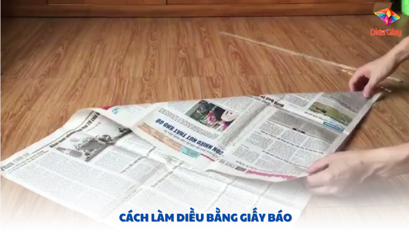 cách làm diều bằng giấy báo